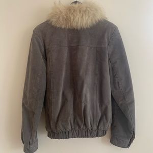 Vintage | bomber jacket with fur